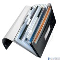 Teczka z 6 przegródkami PP Leitz WOW, czarna 45890095