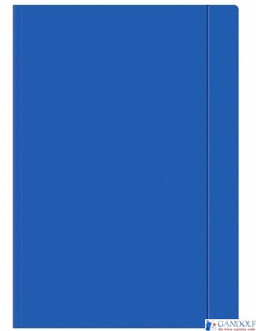 Teczka z gumką A4+ niebieska 3075 INTERDRUK