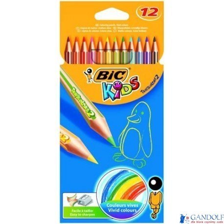 Kredki ołówkowe BIC Kids Tropicolors 83256610 Kredki ołówkowe BIC Kids Tropicolors 83256610