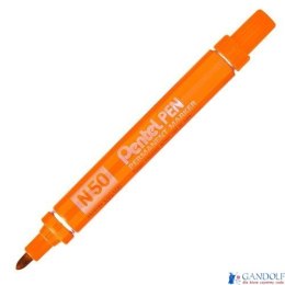 Marker permanentny N50 pomarańczowy okrągła końcówka PENTEL