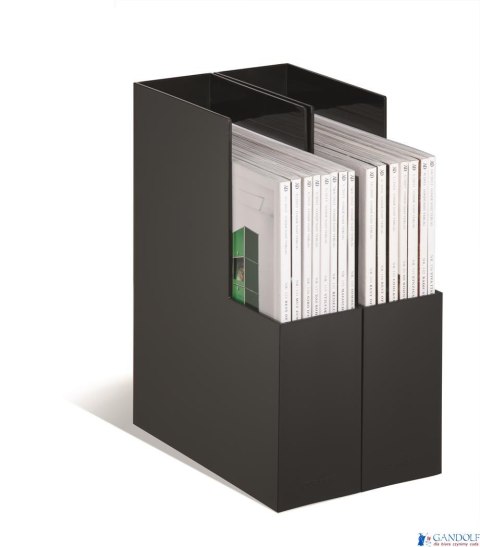 Pojemnik na katalogi / czasopisma CUBO Czarny 772701 DURABLE