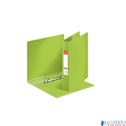 Segregator Esselte A5 z 2 kółkami, grzbiet 40 mm, zielony, , 47686