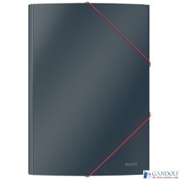 Teczka kartonowa z gumką Leitz Cosy, A4, szara 30020089 .