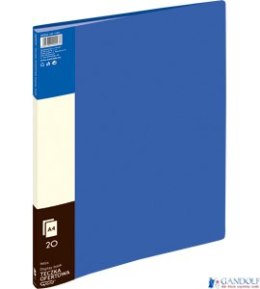 Teczka ofertowa 9002A, niebieski, 20 koszulek GRAND 120-1194