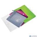 Teczka z gumką PP Leitz WOW, 30 mm, zielona 46290054 .
