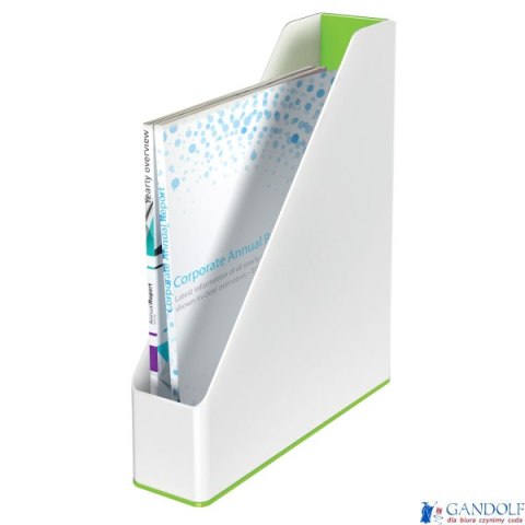 Pojemnik na dokumenty Leitz WOW dwukolorowy, zielony 53621054