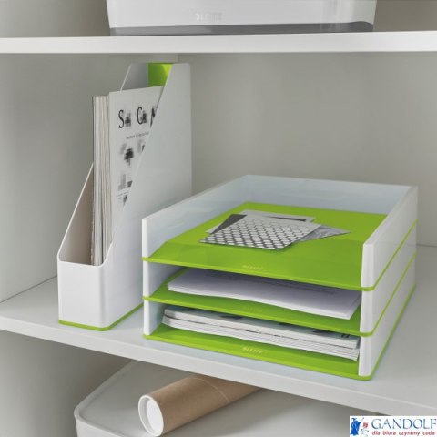 Pojemnik na dokumenty Leitz WOW dwukolorowy, zielony 53621054