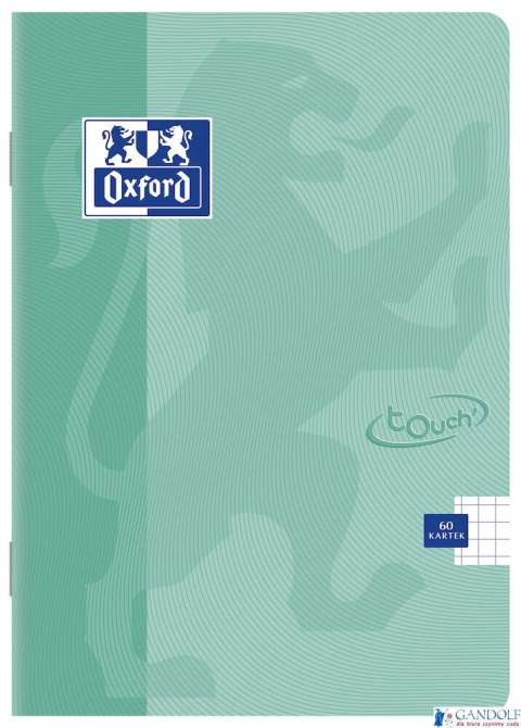 Brulion A5 96 kartek, TOUCH PASTEL linia z marginesem OXFORD 400123216