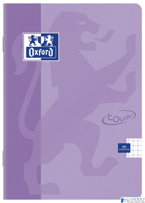 Brulion A5 96 kartek, TOUCH PASTEL linia z marginesem OXFORD 400123216 Brulion A5 96 kartek, TOUCH PASTEL linia z marginesem OXFORD 400123216