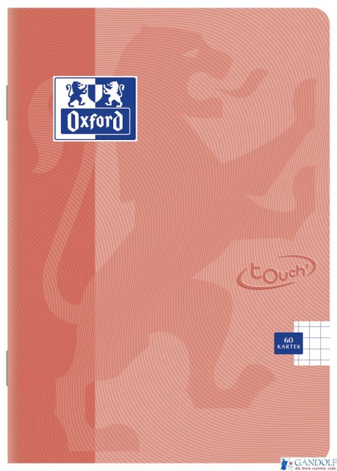 Brulion A5 96 kartek, TOUCH PASTEL linia z marginesem OXFORD 400123216 Brulion A5 96 kartek, TOUCH PASTEL linia z marginesem OXFORD 400123216