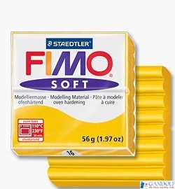 Kostka FIMO soft 57g, niebieski, masa termoutwardzalna, Staedtler S 8020-33