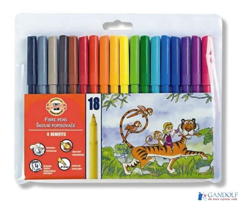 Flamastry 18kol.771002/AH04 KOH-I-NOOR