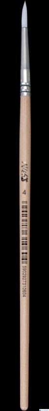 Pędzle nylonowe okrągłe nr4(6) 7004 KOH I NOOR