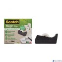 Taśma biurowa SCOTCH Magic Greener Choice (9-1933R3C38), matowa, 19mm, 33m, 3szt., podajnik C-38 GRATIS