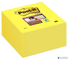 Kostka samoprzylepna POST-IT_ Super Sticky (2028-S), 76x76mm, 1x350 kart., ultra żółta