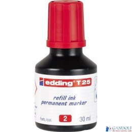 Tusz do mark.perm.30ml czerwony T25/002 EDDING (X)