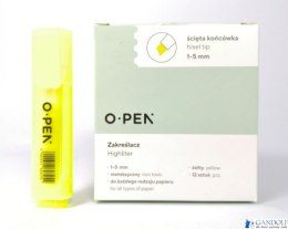 Zakreślacz żółty DH106 OPEN