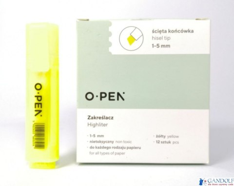 Zakreślacz żółty DH106 OPEN Zakreślacz żółty DH106 OPEN