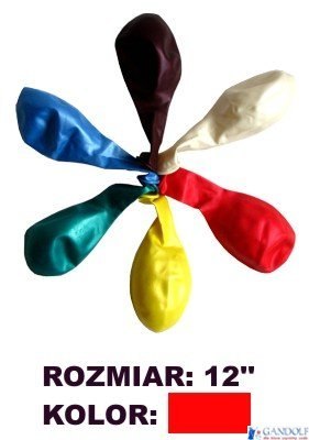Balony 12 METALLIC, czerwony, 100 szt. FIORELLO 170-1588 Balony 12 METALLIC, czerwony, 100 szt. FIORELLO 170-1588