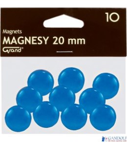 Magnes 20mm GRAND, niebieskie, 10 szt 130-1690