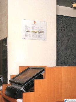 Tabliczka przydrzwiowa informacyjna 297*420, 482619 CRISTAL SIGN A3 DURABLE