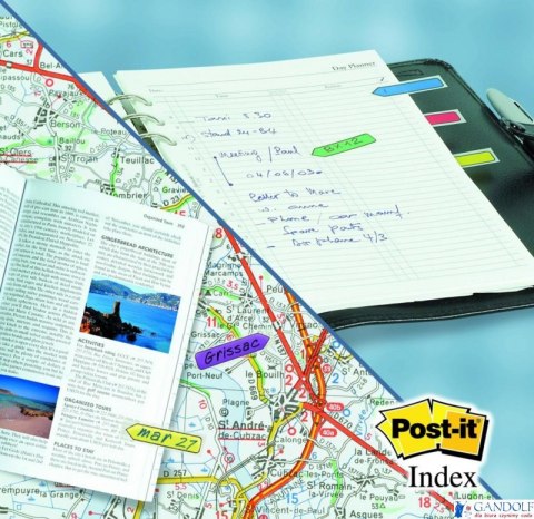 Zakładki indeksujące POST-IT 12x43mm strzałki 4x24szt 684ARR3 3M Zakładki indeksujące POST-IT 12x43mm strzałki 4x24szt 684ARR3 3M