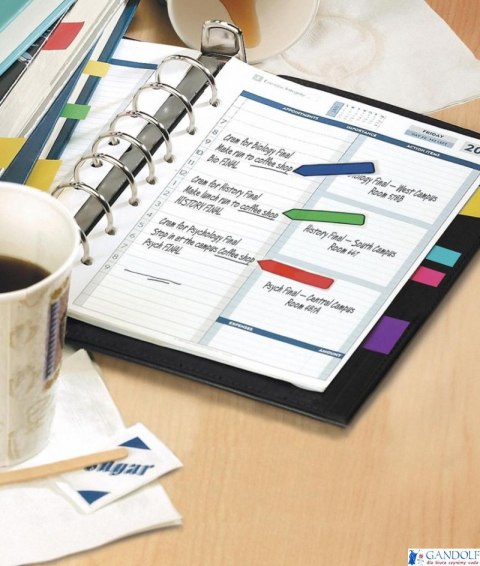 Zakładki indeksujące POST-IT 12x43mm strzałki 4x24szt 684ARR3 3M Zakładki indeksujące POST-IT 12x43mm strzałki 4x24szt 684ARR3 3M