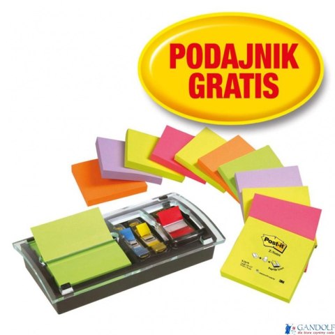 Zestaw promocyjny POST-IT_ Z-Notes (DS100-VP), podajnik Combi-Millenium+12 bloczków+zakładka (X) Zestaw promocyjny POST-IT_ Z-Notes (DS100-VP), podajnik Combi-Millenium+12 bloczków+zakładka (X)