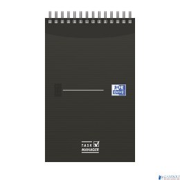 Blok notatnikowy OXFORD TASK MANAGER A5, 70kartek, spirala u góry, 400055727 (X)