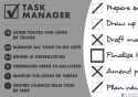 Blok notatnikowy OXFORD TASK MANAGER A5, 70kartek, spirala u góry, 400055727 (X)