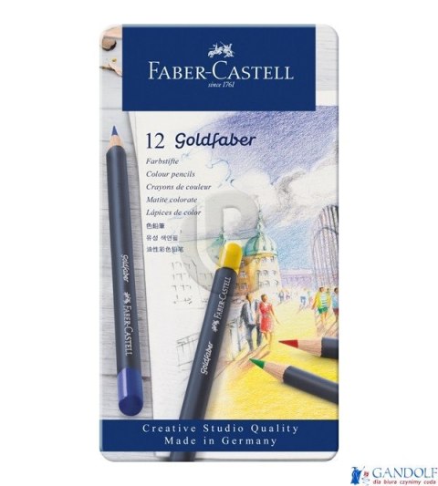 Kredki GOLDFABER 12kol. op.metal. 114712 FC