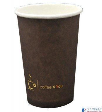 Kubek papierowy 180ml z nadr.COFFEE 4 YOU (100) 46484 Kubek papierowy 180ml z nadr.COFFEE 4 YOU (100) 46484