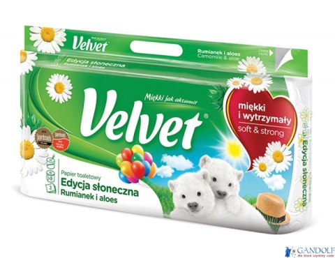 Papier toaletowy VELVET (8) zapach RUMIANEK Papier toaletowy VELVET (8) zapach RUMIANEK