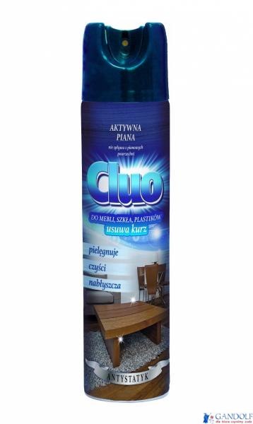 Spray przeciw kurzowi do mebli Antystatyk 300ml CLUO 13096 do kurzu