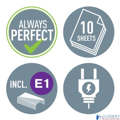 Zszywacz elektryczny LEITZ NeXXt niebieski do 10 kartek 55320035