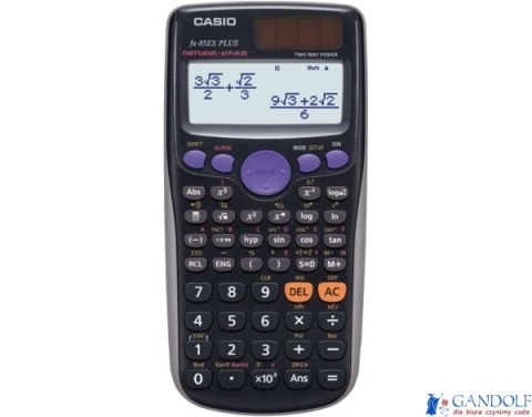 Kalkulator CASIO FX-85ES PLUS-S naukowy 2nd edition