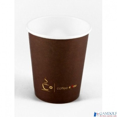 Kubek papierowy 150ml z nadr.COFFEE 4 YOU (100)221.507b Kubek papierowy 150ml z nadr.COFFEE 4 YOU (100)221.507b