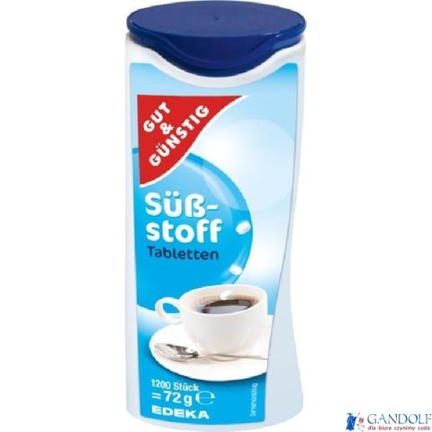 Słodzik G&G Sussstoff 1200szt dietetyczny 72gr Słodzik G&G Sussstoff 1200szt dietetyczny 72gr