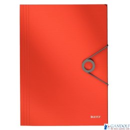 Teczka z gumką PP LEITZ SOLID A4 jasnoczerwona 45631020