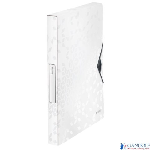 Teczka z gumką PP Leitz WOW, 30 mm, biała 46290001 .
