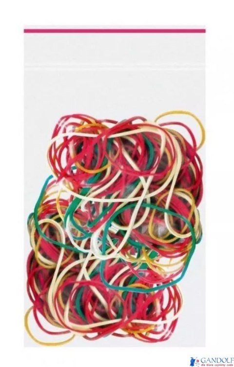 Gumki recepturki 50g, mix kolorów, różna średnica GRAND 130-1356