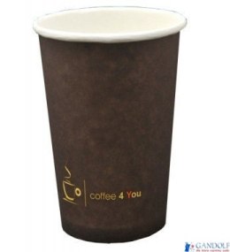 Kubek papierowy 250ml z nadrukiem COFFEE 4 YOU (100szt.) 46569