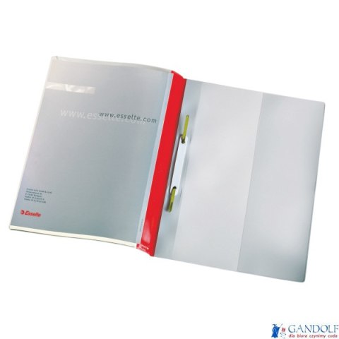 Skoroszyt sztywny z wąsami Esselte Panorama, czerwony, 25 szt., 28359 (X)