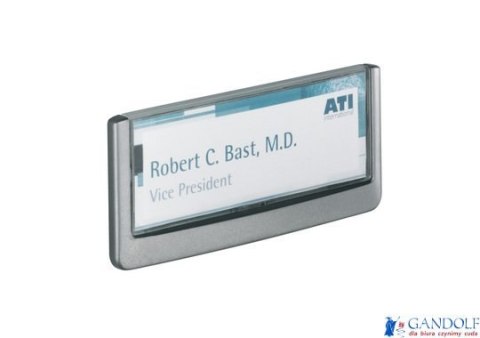 Tabliczka informacyjna149x52.5 grafitowa 486037 Click Sign DURABLE