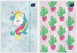 Teczka z gumką A4+ SHINE METALLIC INTERDRUK