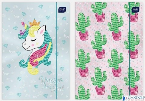 Teczka z gumką A4+ SHINE METALLIC INTERDRUK