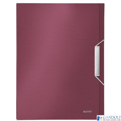 Teczka z gumką Leitz Style, 30 mm, ciemnoczerwony 39560028 (X)