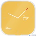 Zegar ścienny Leitz Cosy, żółty 90170019
