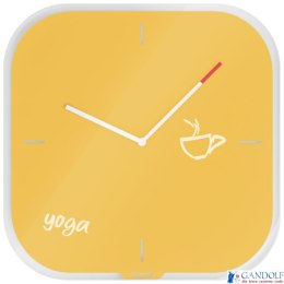 Zegar ścienny Leitz Cosy, żółty 90170019