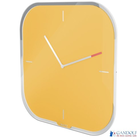 Zegar ścienny Leitz Cosy, żółty 90170019